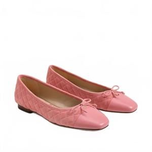 NEW SAM EDELMAN women marilyn ballet flat in pink suede